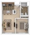 Tenth One Bed A-B